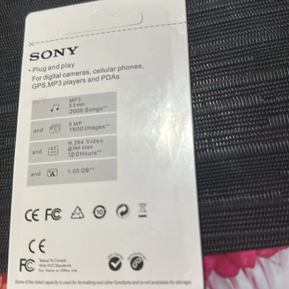 Sony Memory Micro SD Card 1024TB